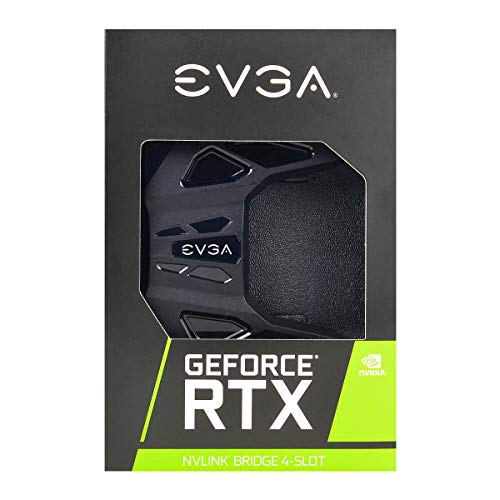 EVGA GeForce RTX NV Link SLI Bridge, 4-Slot Spacing, RGB LED (100